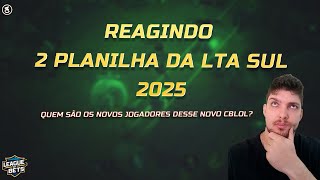 Reagindo 2 Planilha da LTA Sul 2025 [upl. by Jordanna]