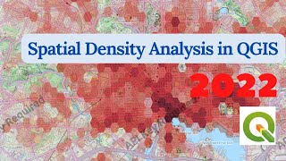 Spatial Density Analysis in QGIS [upl. by Wyatt209]