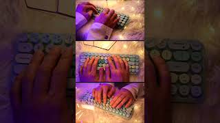 ASMR keyboard  sliding typing asmr soundtherapy chill relaxation [upl. by Anek]