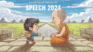 Gnanvatsal Swami Ji Gujarati Speech 2024  Short Video Status [upl. by Brentt]