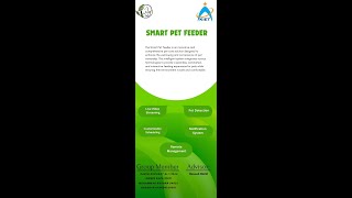 FINAL YEAR PROJECT VIDEO SMART PET FEEDER [upl. by Franzen]