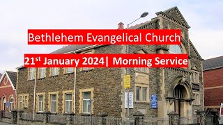 21st January 2024  Morning Service [upl. by Ominorej]