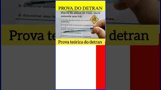 Prova teórica Detran 2024 prova do Detran 2024 como passar na prova teórica do detran 2024 [upl. by Adnofal801]