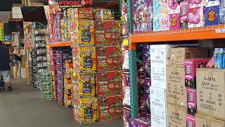 June Boom Sale prices Red Apple Fireworks 2019 store walkthrough [upl. by Schinica428]