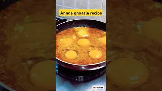 Spicy Anda ghotala recipeshortsshorttrending [upl. by Borras]