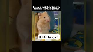 IITK things GPL birthday roommate tragedy gpl iit funny iitmemes viralvideo shorts [upl. by Nahtannoj]