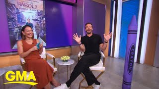 Actor Zachary Levi stars in new feature Harold and the Purple Crayon [upl. by Ellsworth]