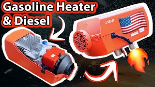 DIESEL HEATER runs on GASOLINE  PETROL AMERICAN CHINESE Heater Review  Tear Down amp Comparison [upl. by Nicoline904]