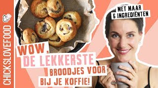 KOFFIEBROODJES ZELF MAKEN  CHICKSLOVEFOOD [upl. by Rhody768]