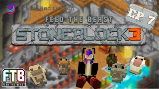 Chickens Part 2 Stoneblock 3 Bedrock Edition Ep 7 [upl. by Leicam]