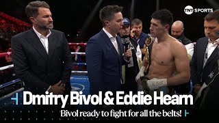 Dmitry Bivol wants all the belts and Eddie Hearn believes he is ready to fight for them all 😤 🥊 [upl. by Chancelor]