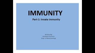 Immunity part 1 Innate immunity MALAYALAM [upl. by Celisse]