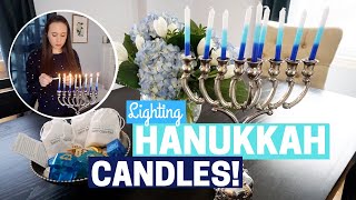 HOW TO LIGHT HANUKKAH CANDLES [upl. by Sinne]