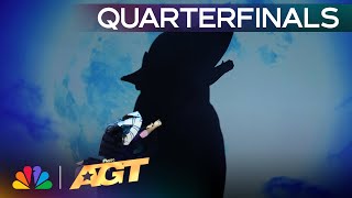 Attraction Juniors Reveals The MAGIC Behind Their Shadow Act  Quarterfinals  AGT 2024 [upl. by Odnala]