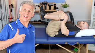 5 Best Stretches For Low Back Pain In Bed Do Daily [upl. by Dirk]