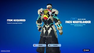 How To Get FNCS Wastelander Back Bling in Fortnite [upl. by Eerej]