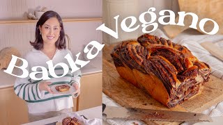 Receita de Pão Doce Vegano Babka de Chocolate [upl. by Iams667]