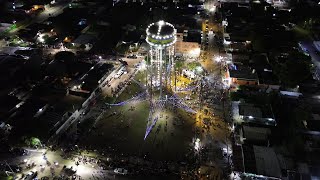 Inauguración del 5to encendido de las luces navideñas del tanque INOS de Machiques [upl. by Sirahc]