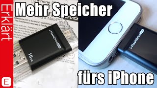 Speichererweiterung für iPhone iPad und Mac  iFlashDrive EVO  Test  Review Deutsch [upl. by Donalt]