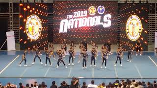 NU Pep Squad Team Blue  NCC Finals 2019 [upl. by Maurita]