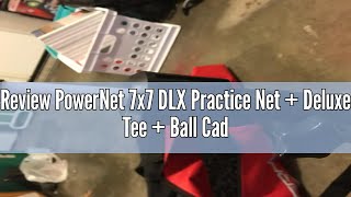 Review PowerNet 7x7 DLX Practice Net  Deluxe Tee  Ball Caddy  3 Pack Weighted Ball  Strike Zone [upl. by Adnahsam]