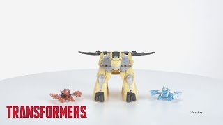 Hasbro Brasil  Vídeo 360° Brinquedo Figura Tranformers Rescue Bots Tango Bumblebee  C1122 [upl. by Yuji]