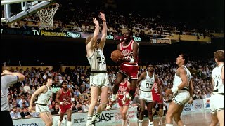 1986 Celtics vs Bulls Game 2 Jordan 63 point game [upl. by Coh]