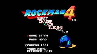 Rockman 4 Burst Chaser X Air Sliding  Wily Stage 3 Sinistral Battle Theme [upl. by Cronin]