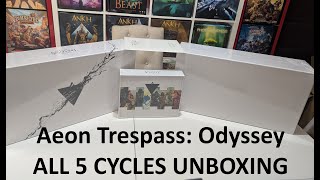 All 5 Cycles Unboxing Aeon Trespass Odyssey Plus Extras [upl. by Ennairam]