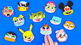 CARDBOARD FUNNY DIYs  Easy Crafts From Cardboard  CARTOON DIYs [upl. by Akiehsal]