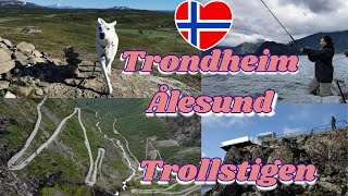 Norwegen Trondheim Ålesund Trollstigen Lom [upl. by Leoj]