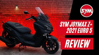 SYM Joymax Z 2021 Euro 5 Maxi Scooter Review [upl. by Coulter]