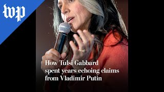 How Tulsi Gabbard spent years echoing claims from Putin [upl. by Hibbitts]