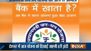 PM Narendra Modi To Launch Jan Dhan Yojana Today  India TV [upl. by Nyleak]