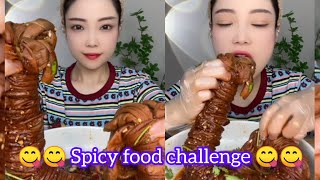 Spicy Chinese food eating mukbang  spicy food eating  best food eating [upl. by Carine581]