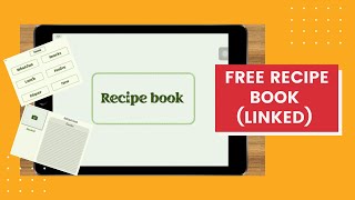 Digital Recipe book free template to download [upl. by Carmita]