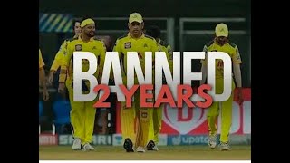 CSK Banned 🚫 2 Years 2016 and 2017 IPL [upl. by Nessa]