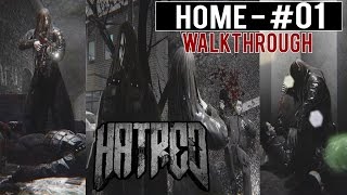 HATRED Walkthrough FULL  Part 1 quotHomequot Gameplay ULTRA 1080p60fps [upl. by Aicela]