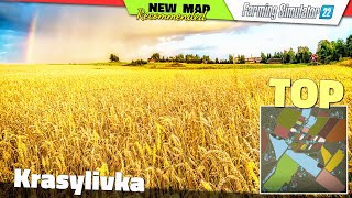 FS22 ★ MAP quotKrasylivkaquot  Farming Simulator 22 New Map Review 2K60 [upl. by Nivonod]