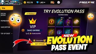 Free V Badge 💥😮 New Evolution Pass In Ob 44 Update  Ob 44 Update Top Changes  Free Fire New Event [upl. by Neoma688]