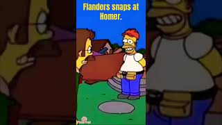 Flanders snaps at Homer [upl. by Adnirod316]