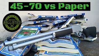 4570 vs Paper [upl. by Dnamron]