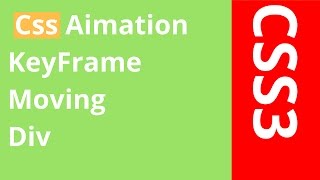 CSS  How To Make A Moving Div Animation In CSS3 [upl. by Mcbride]