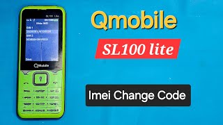 Qmobile SL100 Lite Imei Change Code 2024 sl100 lite qmobile [upl. by Doig]