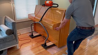 How to Move a Piano Yourself with an Airsled Equipment Mover [upl. by Lingwood]