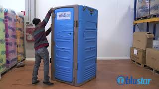 1 Person Assemble RapidLoo RivetLess Portable Toilet [upl. by Leuqar]