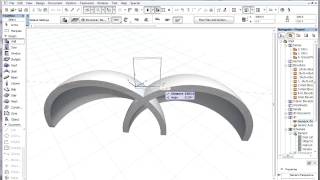 The ARCHICAD Shell Tool  Gravity on shells [upl. by Arima]