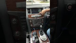 Nissan Y62 Android Interface Kit Demo Video 2 [upl. by Ycniuqal]