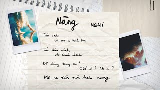 NGHI  Nàng Official Lyrics Video [upl. by Eelessej]