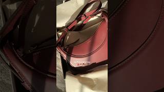 numero dix in black cherry 🍒 polene unboxing fallfashion luxuryhandbags handbags [upl. by Hartmann]